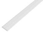 Alberts Flachstange selbstklebend Alu edelstahldesign hell 2000 x 20 x 2 mm