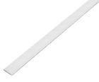 Alberts Flachstange selbstklebend Alu kugelgestrahlt silber 1000 x 25 x 2 mm