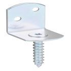 Alberts Flechtzaunhalter, L-Form, galv. verzinkt, HxB 83x32 mm, verpackt à 24 St.