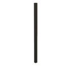 Alberts Klobenpfosten für Doppeltor Columbus Alu schwarz matt 89x89x1800 mm