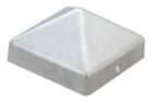 Alberts Pfostenkappe Aluminiumguss blank für Holzpfosten 111x111mm
