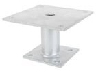 Alberts Pfostenträger feuerverzinkt 100 mm zum Aufschrauben Platte 150x150mm