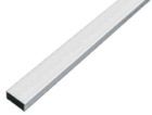 Alberts Rechteckrohr Alu edelstahldesign hell 1000 x 20 x 10 x 1 mm