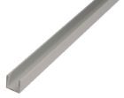 Alberts U Profil Alu silber eloxiert 2600 x 15 x 10 x 1,5 mm