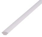 Alberts Viertelkreisprofil PVC geschäumt weiß 2600 x 15 x 15 mm