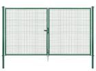 Alberts Wellengitter Doppeltor zinkph grün lichte Breite 2928 mm Höhe 1750 mm