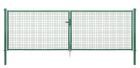 Alberts Wellengitter Doppeltor zinkph grün lichte Breite 3928 mm Höhe 1250 mm