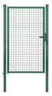 Alberts Wellengitter Einzeltor verzinkt grün lichte Breite 940 mm Höhe 1750 mm