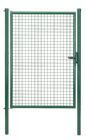 Alberts Wellengitter Einzeltor zinkphosphatiert grün lichte Breite 1210 mm Höhe 1750 mm
