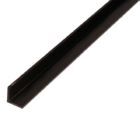 Alberts Winkelprofil PVC gleichschenklig schwarz 2600 x 20 x 20 x 1 mm