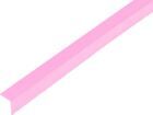 Alberts Winkelprofil selbstklebend PVC pink 2600 x 20 x 20 x 1,5 mm