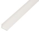 Alberts Winkelprofil PVC ungleichschenklig weiß 1000 x 25 x 15 x 1 mm