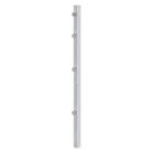 Alberts Zaunpfosten inklusive Klemmlasche feuerverzinkt 60x40x1200 mm