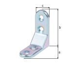 Alberts Zierwinkel geprägt galvanisch verzinkt TxHxB 50x50x20 mm