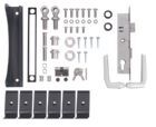 Alberts Zubehörset anthrazit RAL 7016 für Einzeltor Flexo bis 1200 mm Höhe