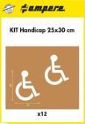 Schablonenset Schablonen KIT Handicap 25 x 30 cm