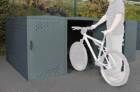 Wsm Anbausatz Bike Box 1 Garage mit Seitenwand RAL7016