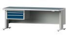 Anke Arbeitstisch mit Unterbau 2000 mm breit Serie LIFT 2000 Modell 522 VL