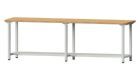 Anke Arbeitstisch Modell 91 2800 x 700 x 890 mm Buche-Massiv-Platte