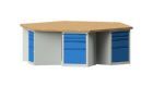 Anke Gruppenwerkbank 6 Arbeitsplätze Serie EG Modell 804 EG