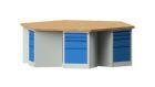 Anke Gruppenwerkbank 2700 x 2340 x 900 mm Serie EG Modell 804 EG