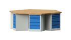 Anke Gruppenwerkbank 2700 x 2340 x 900 mm Serie EG Modell 806 EG