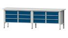 Anke Kastenwerkbank 2800 x 890 mm Kunststoffplatte 40 mm V2800 Modell 108 V