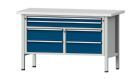 Anke Kastenwerkbank mit Kunststoffschichtplatte 40 mm V 1500 Modell 255 V