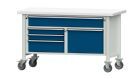 Anke Kastenwerkbank mit Rollen Arbeitsplatte kunststoffbeschichtet V1500 Modell 256 V