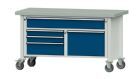 Anke Kastenwerkbank mit verzinktem Blechbelag 50 mm fahrbar V1500 Modell 256 V