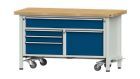 Anke Kastenwerkbank 1500 x 700 x 850 mm Buche Massiv Platte V1500 Modell 256 V