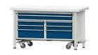 Anke Kastenwerkbank 1500 x 700 x 850 mm Kunststoffplatte 50 mm V1500 Modell 259 V