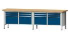 Anke Kastenwerkbank 2800 x 850 mm Buchenplatte 50 mm V2800 Modell 233 V
