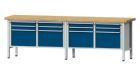 Anke Kastenwerkbank 2800 x 900 mm Buchenplatte 50 mm V2800 Modell 233 V