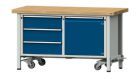 Anke Kastenwerkbank 1500 x 700 x 850 mm absenkbar Buche 50 mm V1500 Modell 106 V