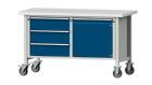 Anke Kastenwerkbank fahrbar 1500 x 890 mm mit Kunststoffplatte V1500 Modell 106 V
