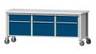 Anke Kastenwerkbank Serie V 2000 Modell 223 V fahrbar Schubladen 3 x 180 3 x 360 mm