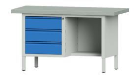 Anke Kastenwerkbank Arbeitsplatte aus Blechbe...