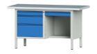Anke Kastenwerkbank Serie E 1500 Modell 348 E mit 4 Schubladen in blau