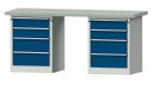 Anke Kombiwerkbank Serie V 2000 Modell 840 V 2000 x 700 x 900 mm RAL 7035 / 5010
