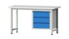Anke Kombiwerkbank 3 x 170 Schubladen in blau Serie E 1500 Modell 706 E