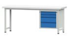 Anke Kombiwerkbank 4 Schubladen in blau Serie E 2000 Modell 727 E