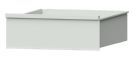 Anke Schublade 180 mm FH 980 x 600 mm RAL 7035