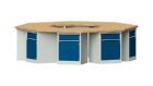 Anke 6-Eck Gruppenwerkbank 3018 x 3266 x 900 mm Modell 801 VG