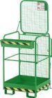 RR Arbeitskorb Typ RAK One 800 x 800 x 1900 mm Last 240 kg grün