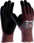 ATG Schnittschutzhandschuh Maxi Dry 3/4 beschichtet Größe 7 grau lila schwarz