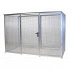Bauer Gasflaschen Container GFC-M4 ohne Dach für max. 78 Gasflaschen Ø220mm
