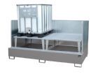 Bauer Südlohn Auffangwanne AWA 1000-2 SW lackiert Mausgrau B 2670 x H 1405 x L 1460 mm