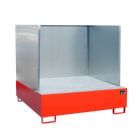 Bauer Südlohn Auffangwanne AW 450 SW lackiert Feuerrot Breite 1480 mm