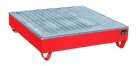 Bauer Auffangwanne AW 4 APE 1215 x 290 x 1215 mm feuerrot
